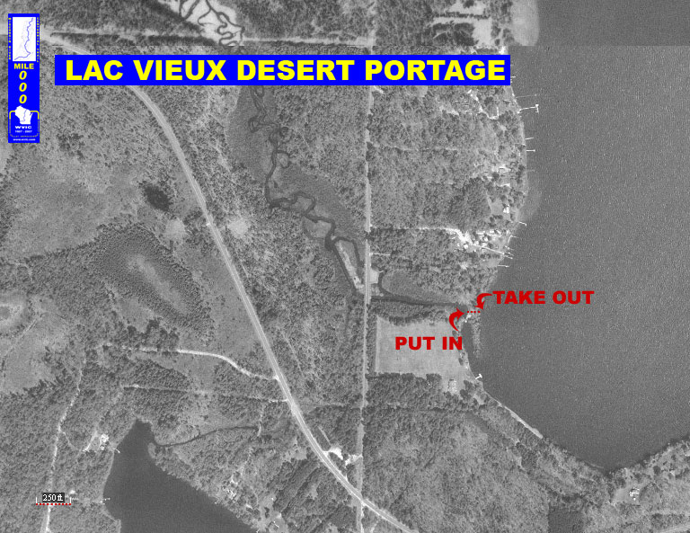 MAP 1 Lac Vieux Desert to River Rd